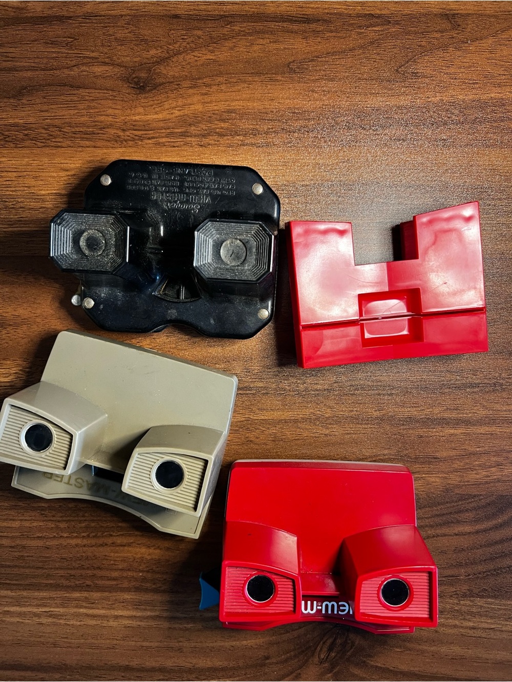 Vintage View-Master Viewer Lot of 4 – GAF & Sawyer’s with Red Accessory